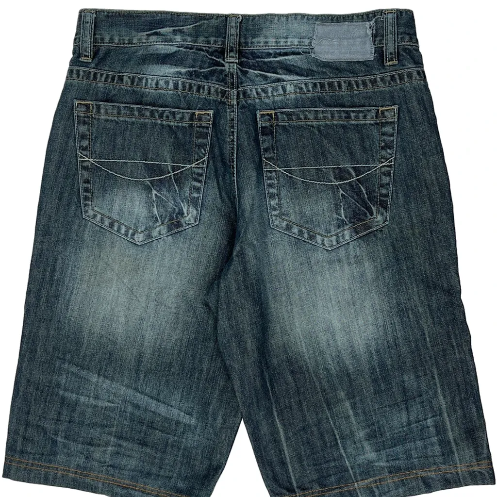 Fr Jeans Denim Shorts - 34W 12L Blue Denim - Image 8