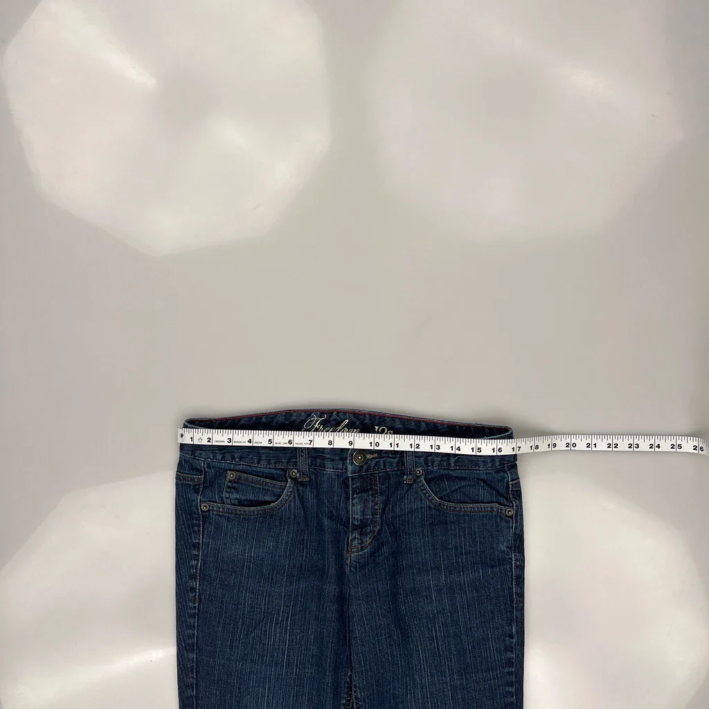 Freedom Foundry Dry Goods Co. Boot Cut Jeans - 33W UK 12 Blue Denim - Image 3