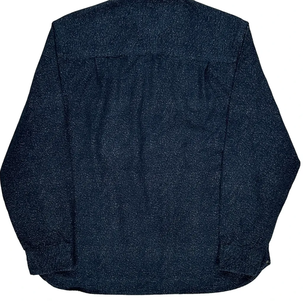 Freedom Foundry Dry Goods Co. Shirt - Large Blue Cotton Blend - Image 7