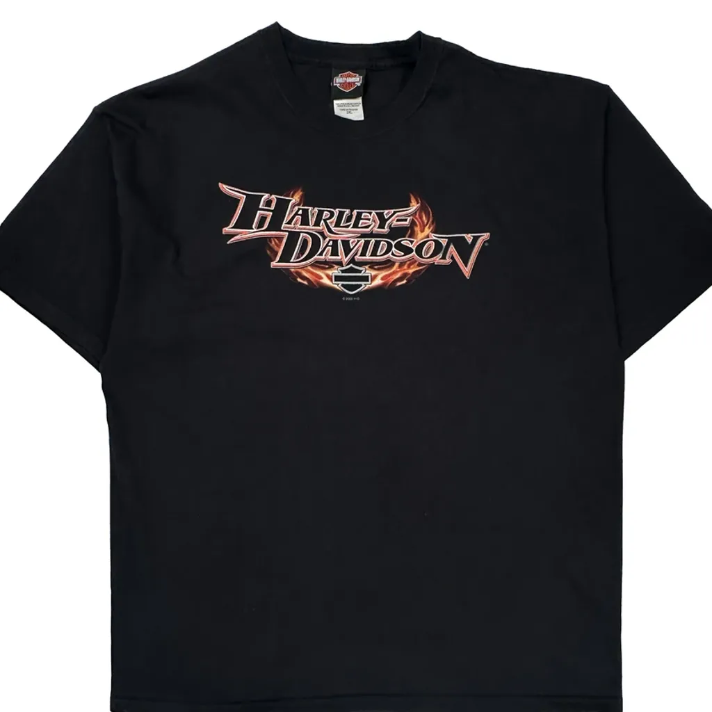 Freedom Harley Davidson Graphic T-Shirt - 2XL Black Cotton - Image 4