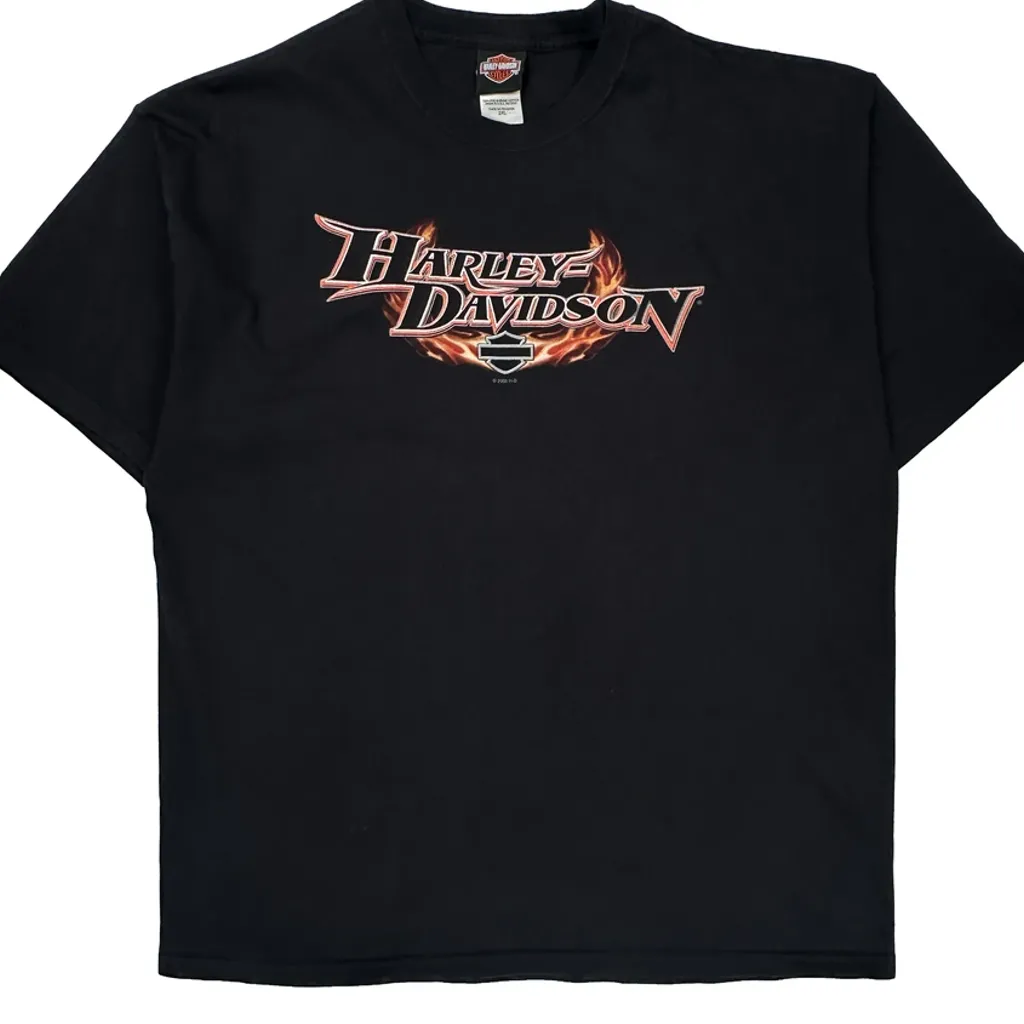 Freedom Harley Davidson Graphic T-Shirt - 2XL Black Cotton - Image 5