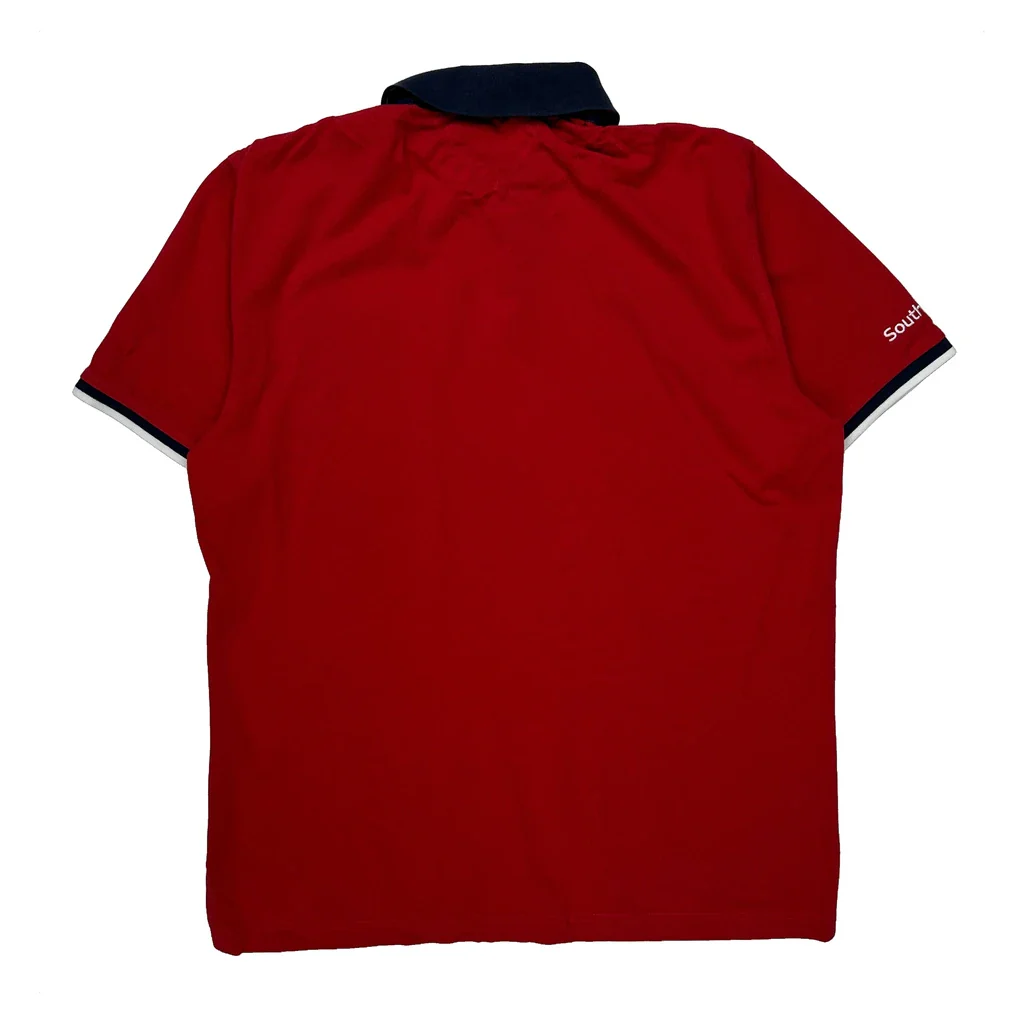 Freedom One Tommy Hilfiger Polo Shirt - Large Red Cotton - Image 2