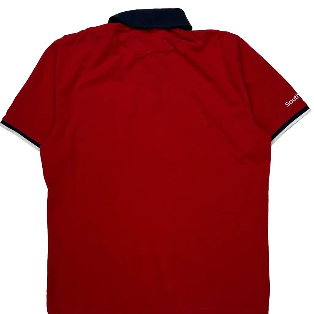 Freedom One Tommy Hilfiger Polo Shirt - Large Red Cotton - Image 6