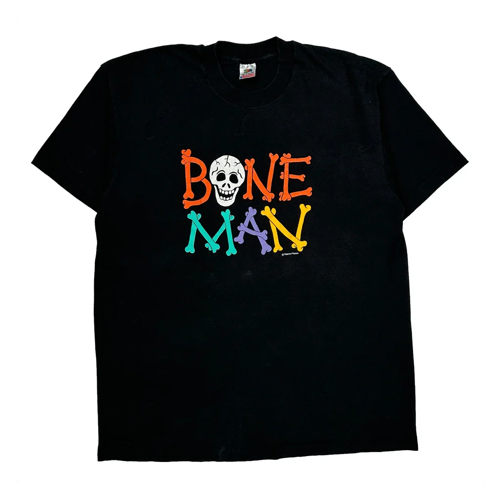 Fruit Of The Loom Single Stitch T-Shirt - XL Black Cotton