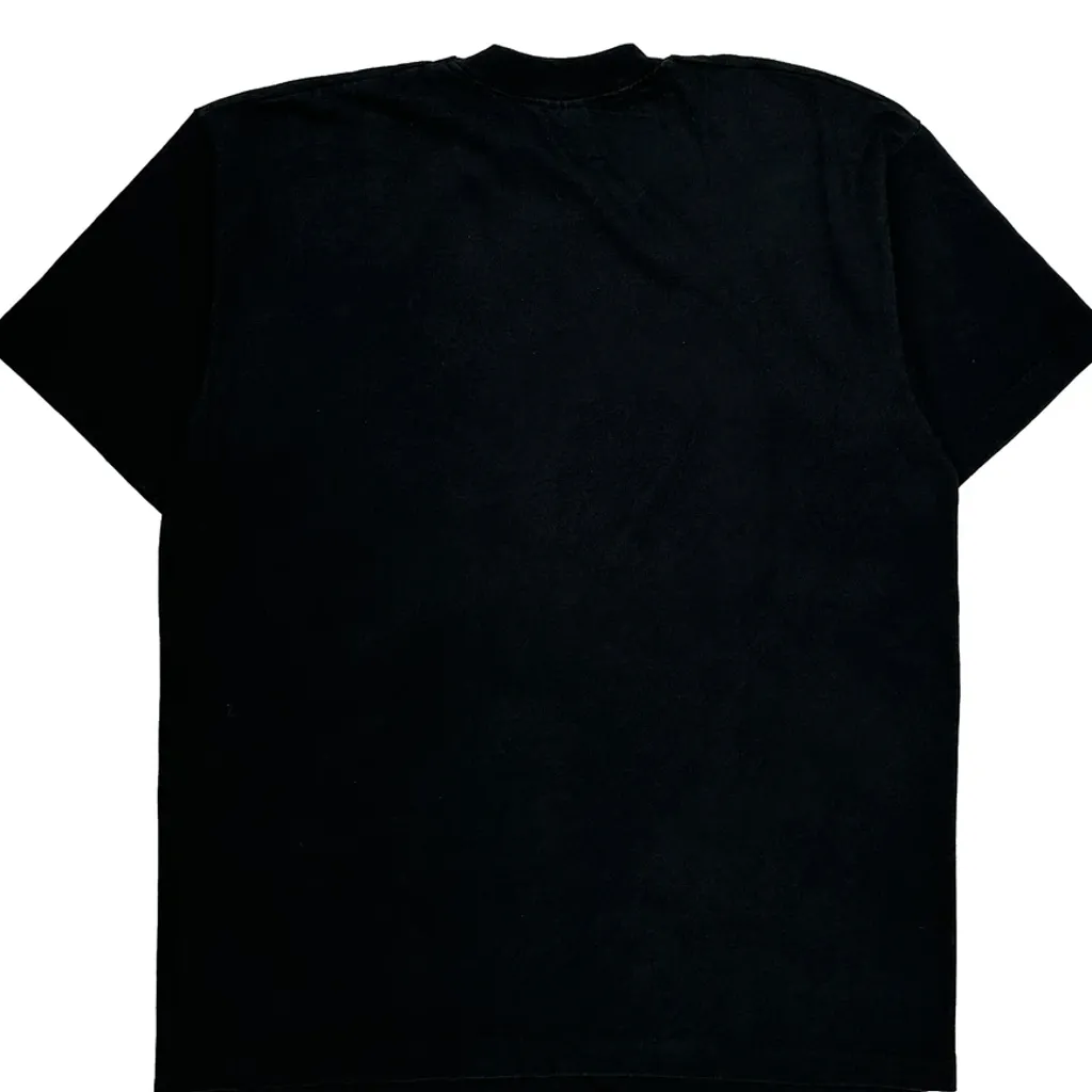 Fruit Of The Loom Single Stitch T-Shirt - XL Black Cotton - Image 7