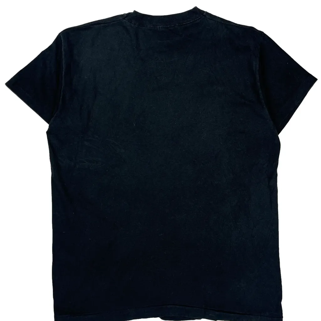 Fruit Of The Loom Single Stitch T-Shirt - XL Black Cotton - Image 6