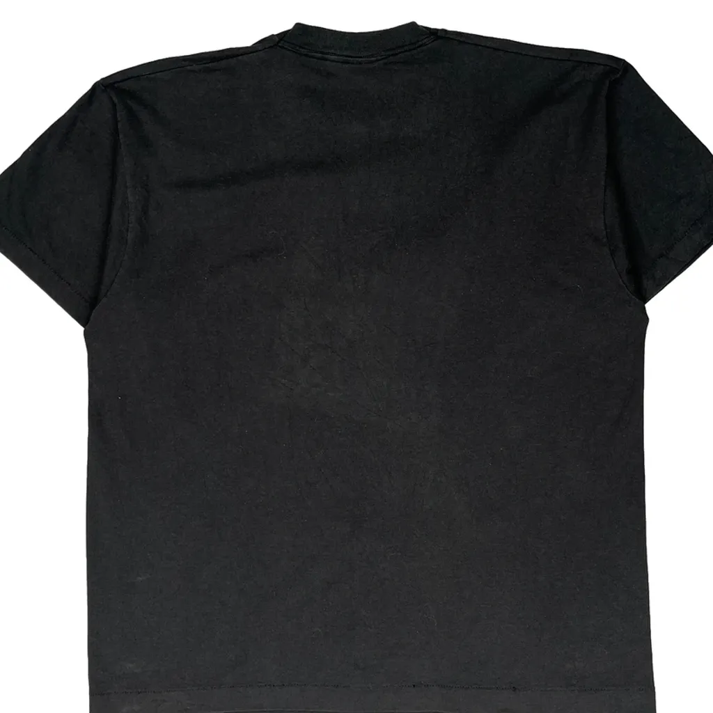 Fruit Of The Loom Single Stitch T-Shirt - XL Black Cotton Blend - Image 7
