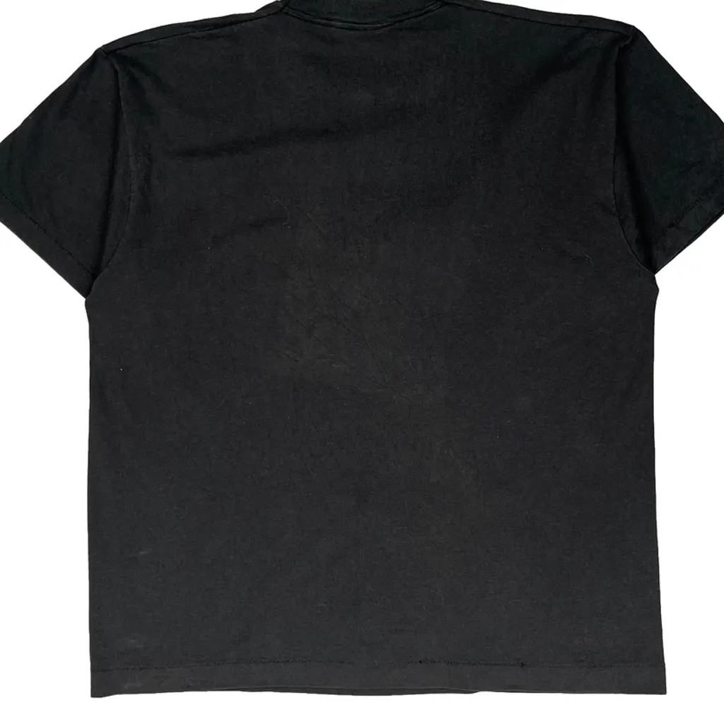 Fruit Of The Loom Single Stitch T-Shirt - XL Black Cotton Blend - Image 8