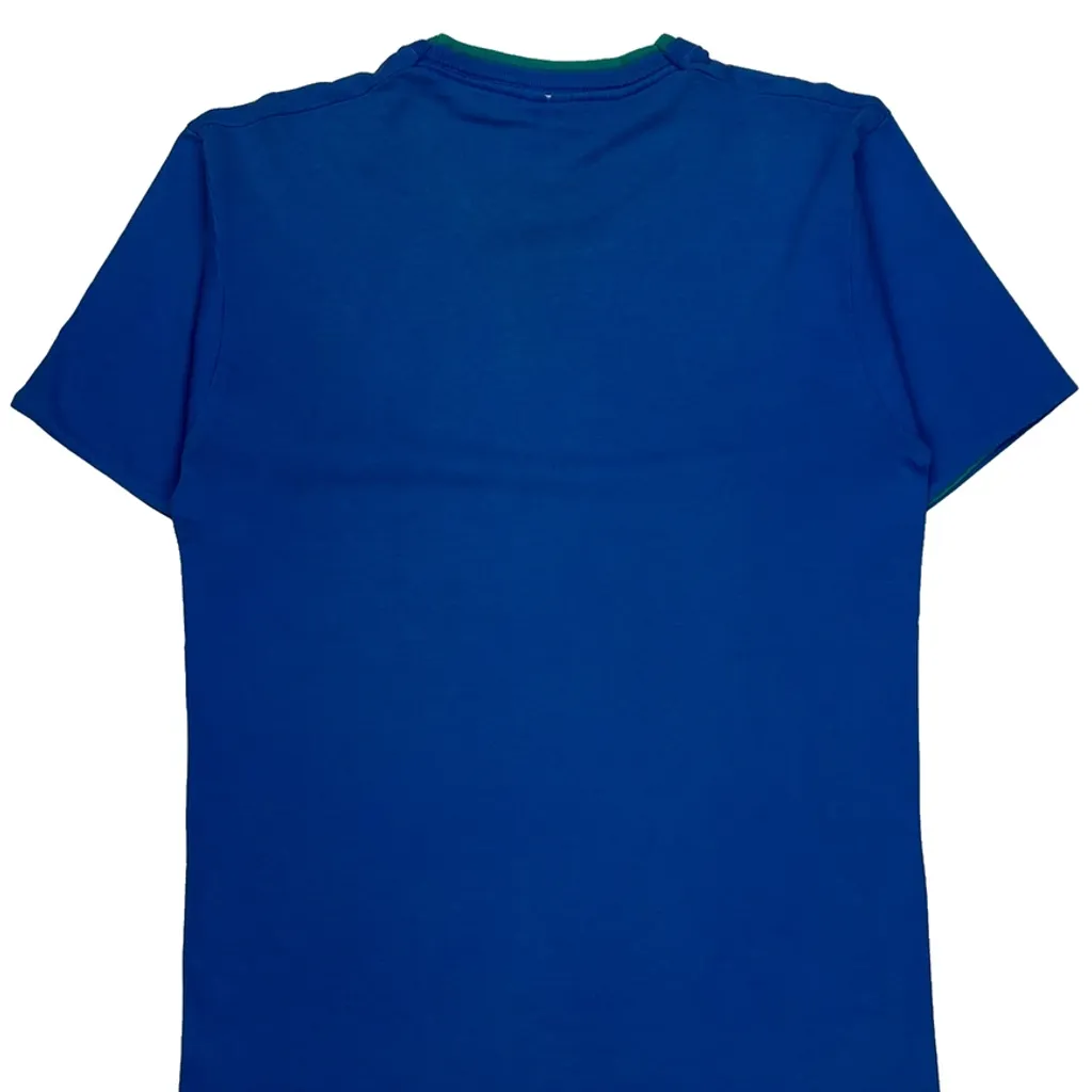 Fruit Of The Loom Single Stitch T-Shirt - Large Blue Cotton - Image 6