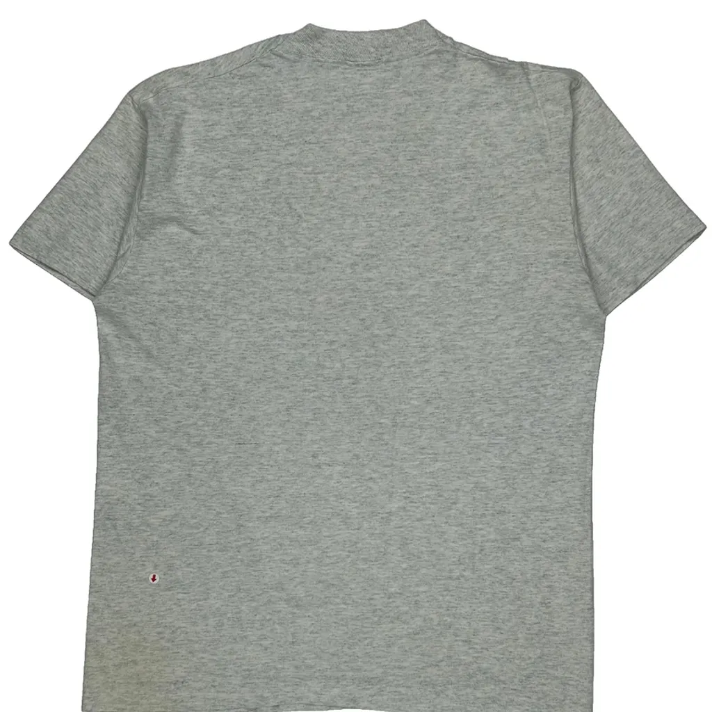 Fruit Of The Loom Single Stitch T-Shirt - Medium Grey Cotton - Image 8