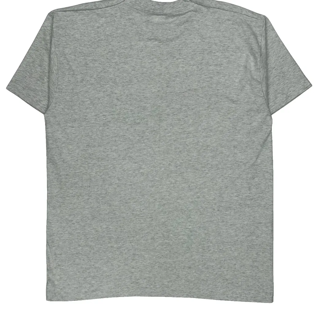 Fruit Of The Loom Single Stitch T-Shirt - XL Grey Cotton Blend - Image 6