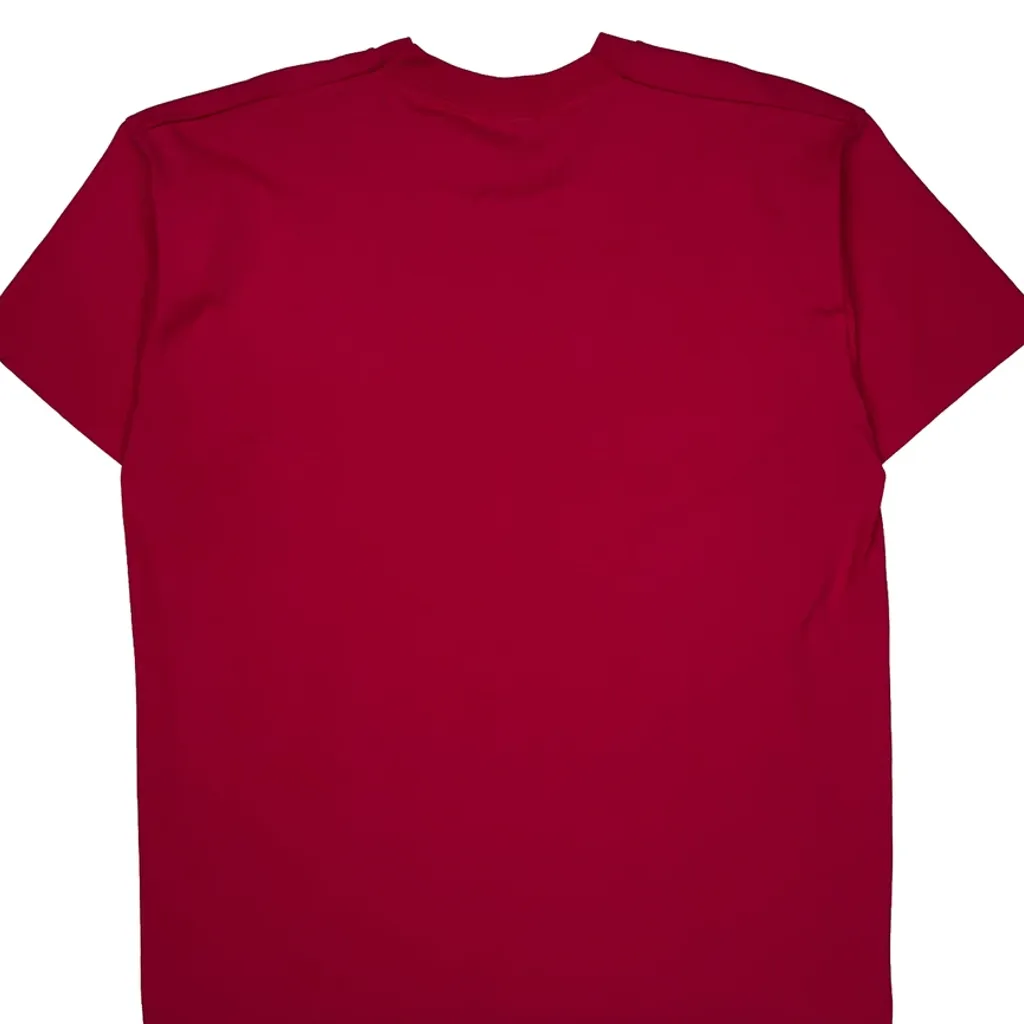 Fruit Of The Loom Single Stitch T-Shirt - XL Red Cotton Blend - Image 7