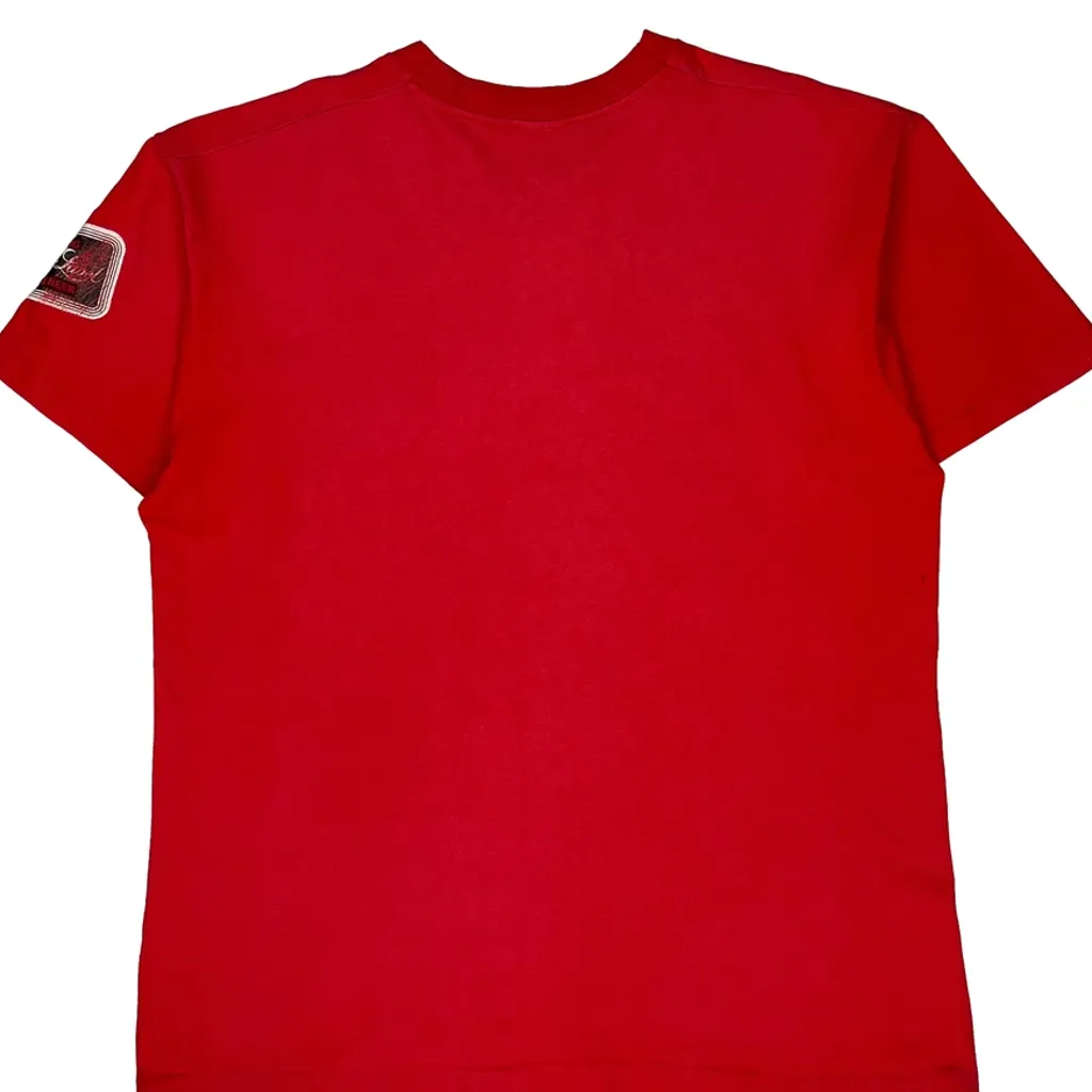 Fruit Of The Loom Single Stitch T-Shirt - XL Red Cotton - Image 8