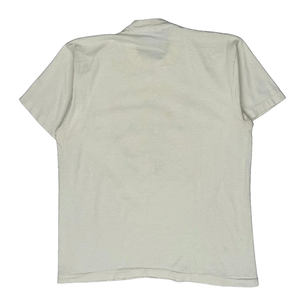 Fruit Of The Loom Graphic T-Shirt - Large White Cotton - Image 2