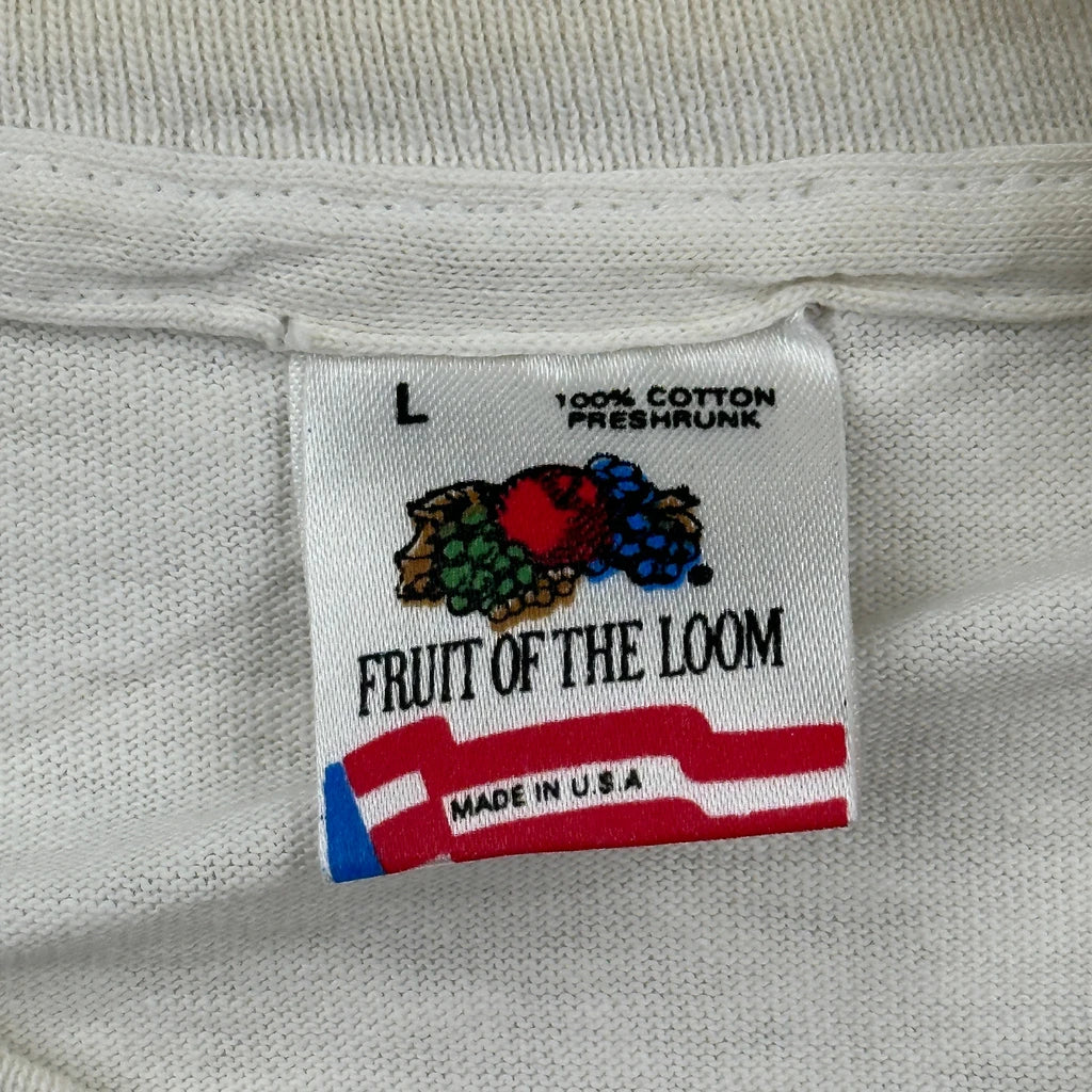 Fruit Of The Loom Graphic T-Shirt - Large White Cotton - Image 3