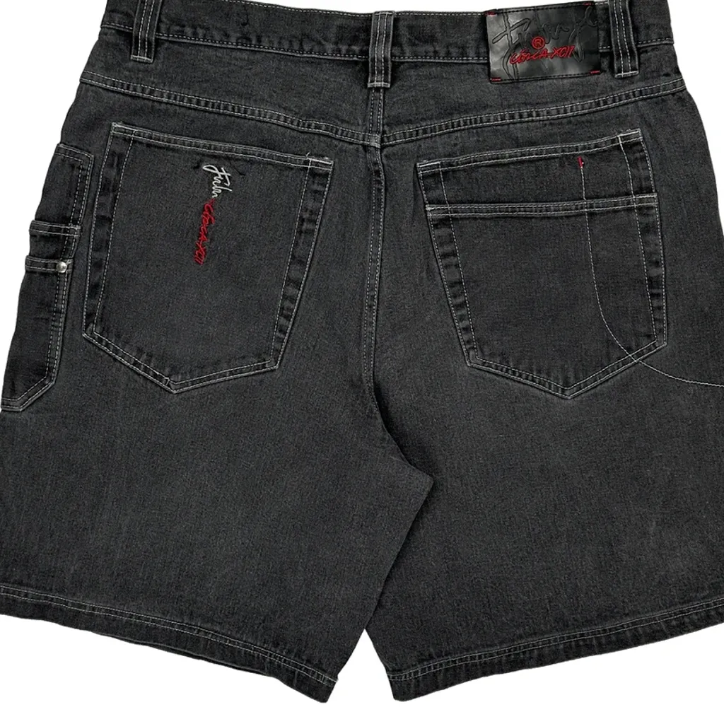 Fubu Carpenter Shorts - 36W 11L Grey Cotton - Image 7