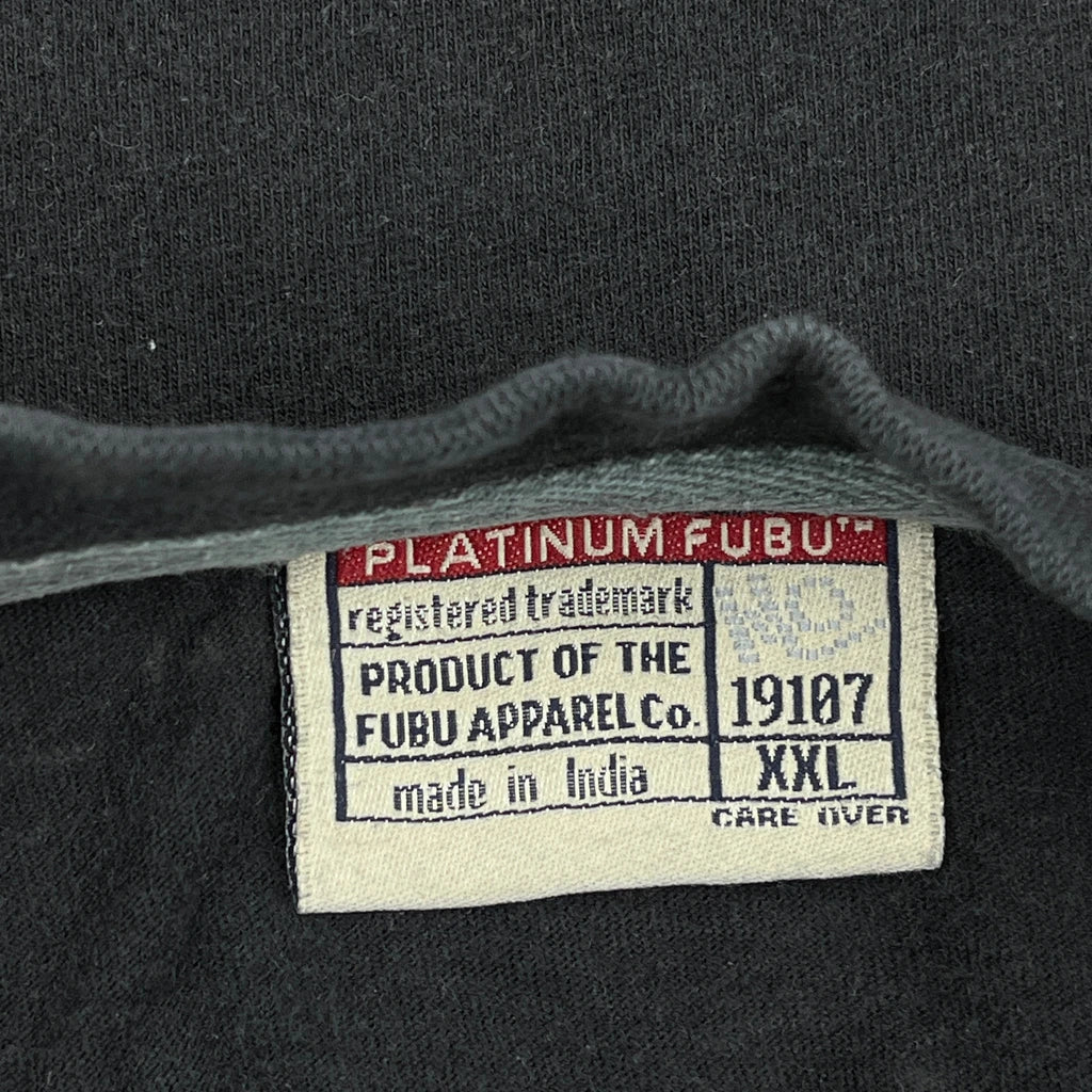 Fubu Spellout T-Shirt - 2XL Black Cotton - Image 4