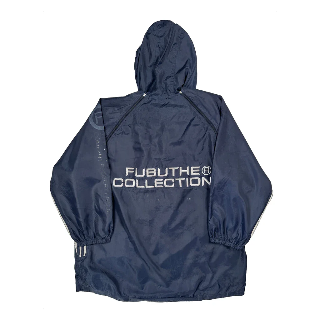 Fubu Spellout Windbreaker - XL Blue Polyester - Image 2