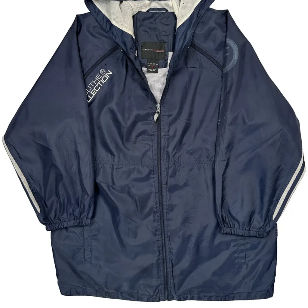 Fubu Spellout Windbreaker - XL Blue Polyester - Image 4