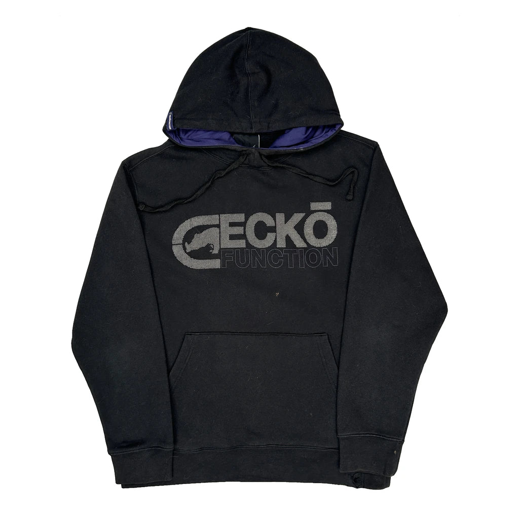Function Ecko Unltd Hoodie - Medium Black Cotton Blend