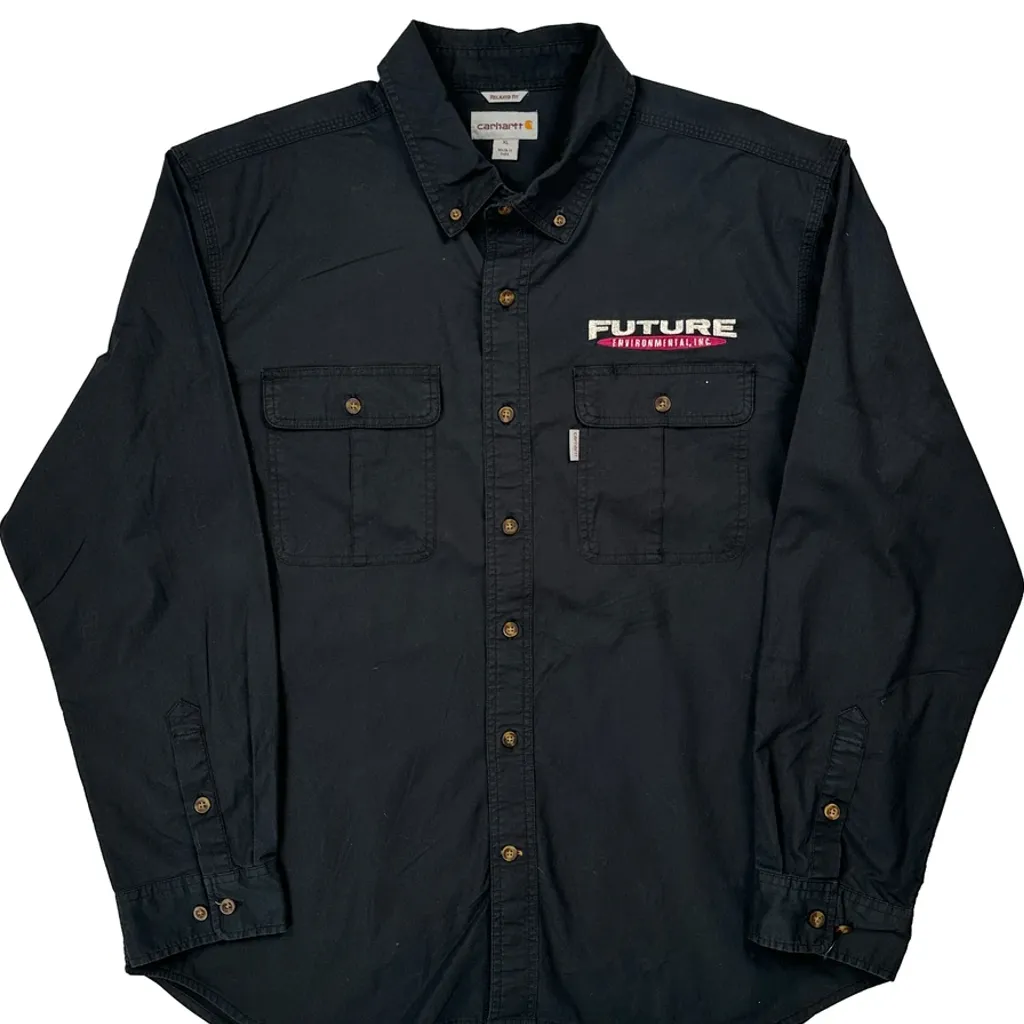 Future Pattern Archive Carhartt Workwear Shirt - XL Black Cotton - Image 4