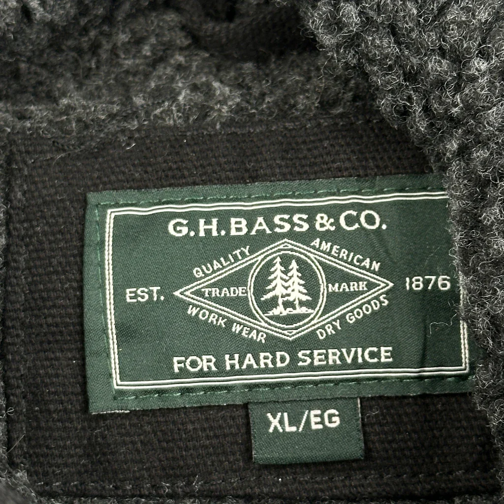 G. H. Bass & Co. Workwear Jacket - XL Black Cotton Blend - Image 3