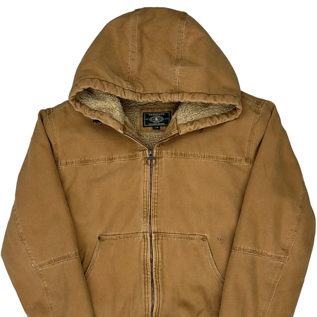 G. H. Bass & Co. Jacket - Large Brown Cotton - Image 4