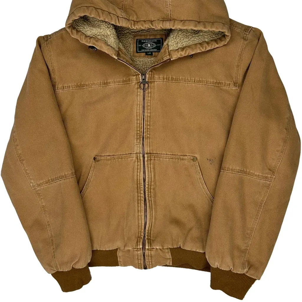 G. H. Bass & Co. Jacket - Large Brown Cotton - Image 5