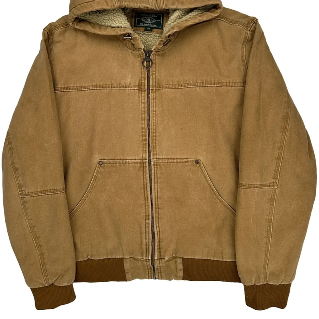 G. H. Bass & Co. Workwear Jacket - Large Brown Cotton - Image 5