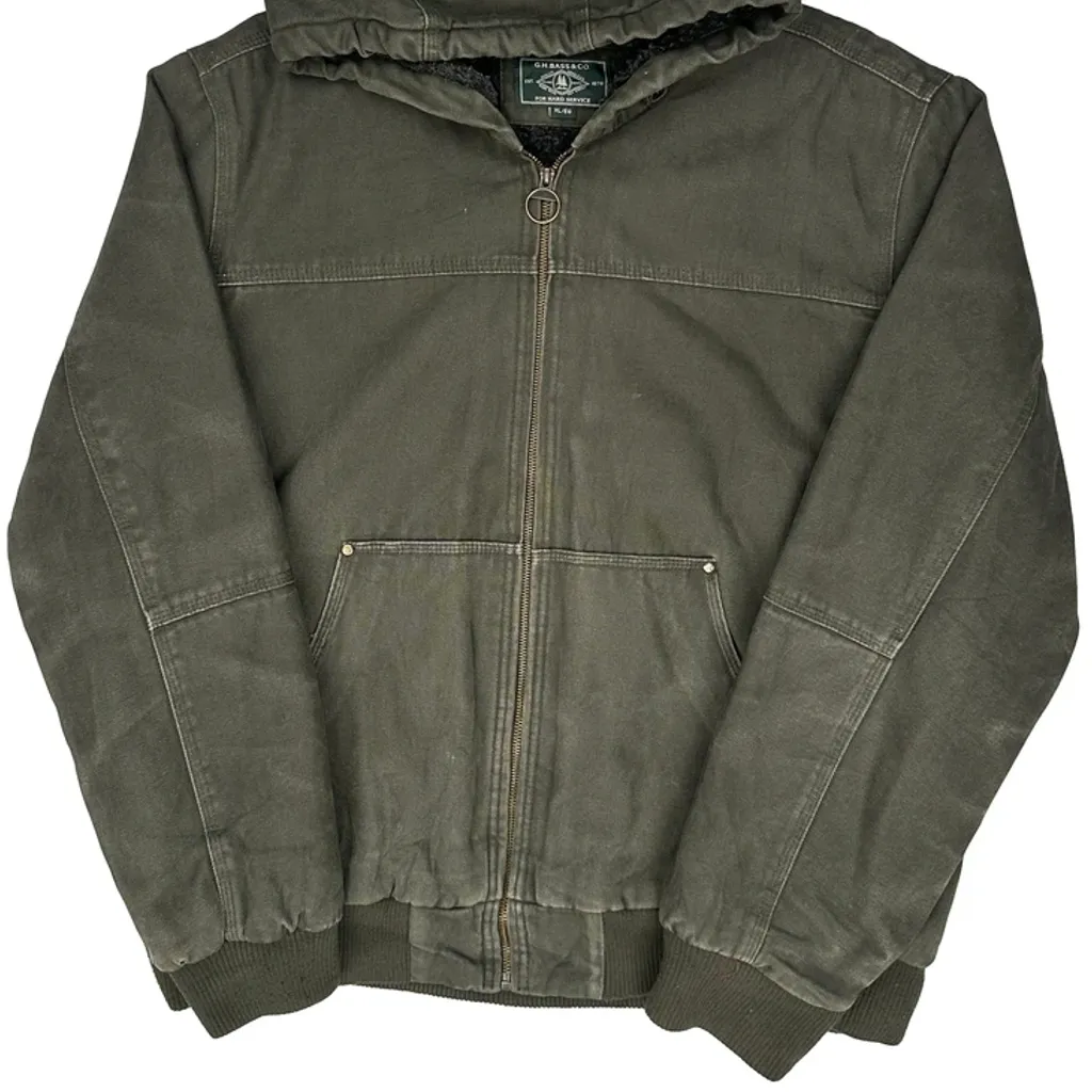 G. H. Bass & Co. Jacket - XL Green Cotton - Image 5