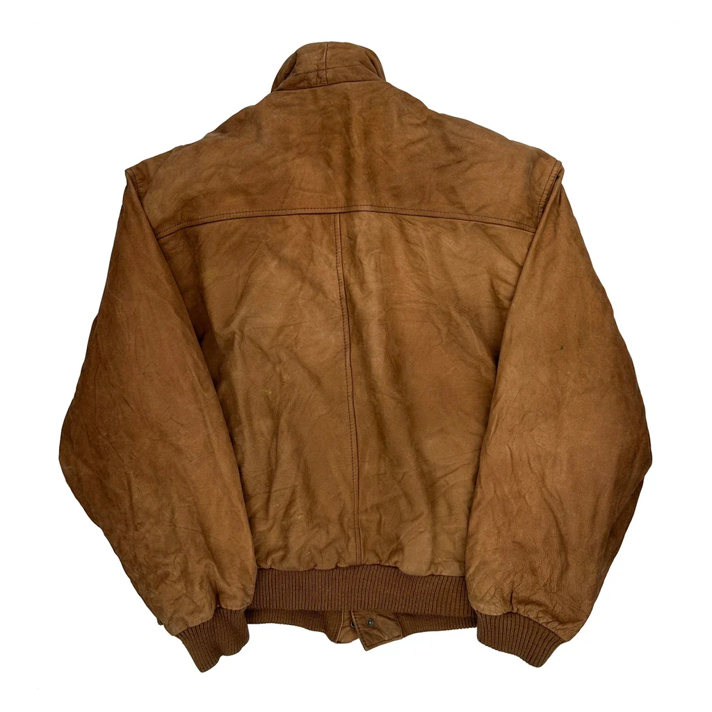 G-Iii Flight Leather Jacket - Large Brown Leather - Image 2