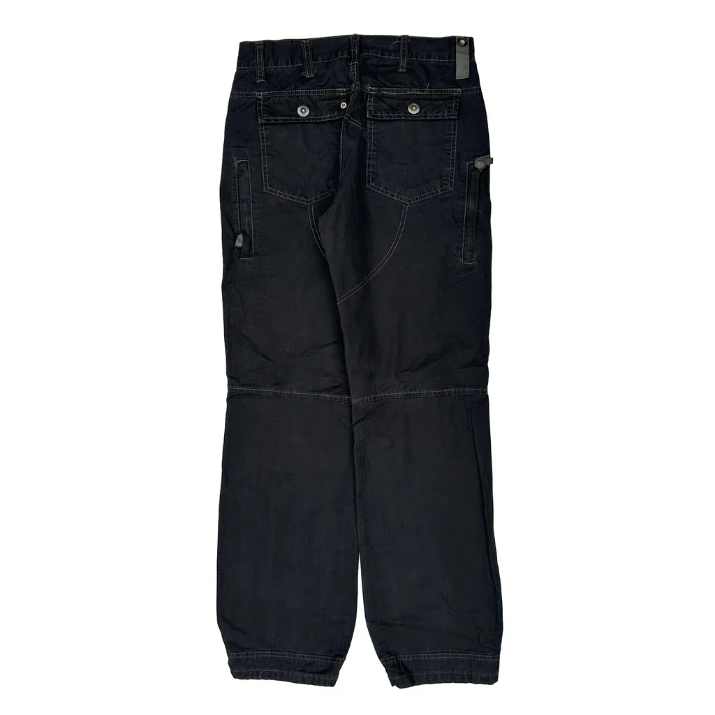 G-Star Multi Pocket Utility Gore Cargo Trousers - 32W 33L Black Cotton