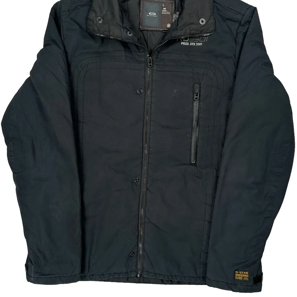 G-Star Jacket - Large Black Cotton - Image 4