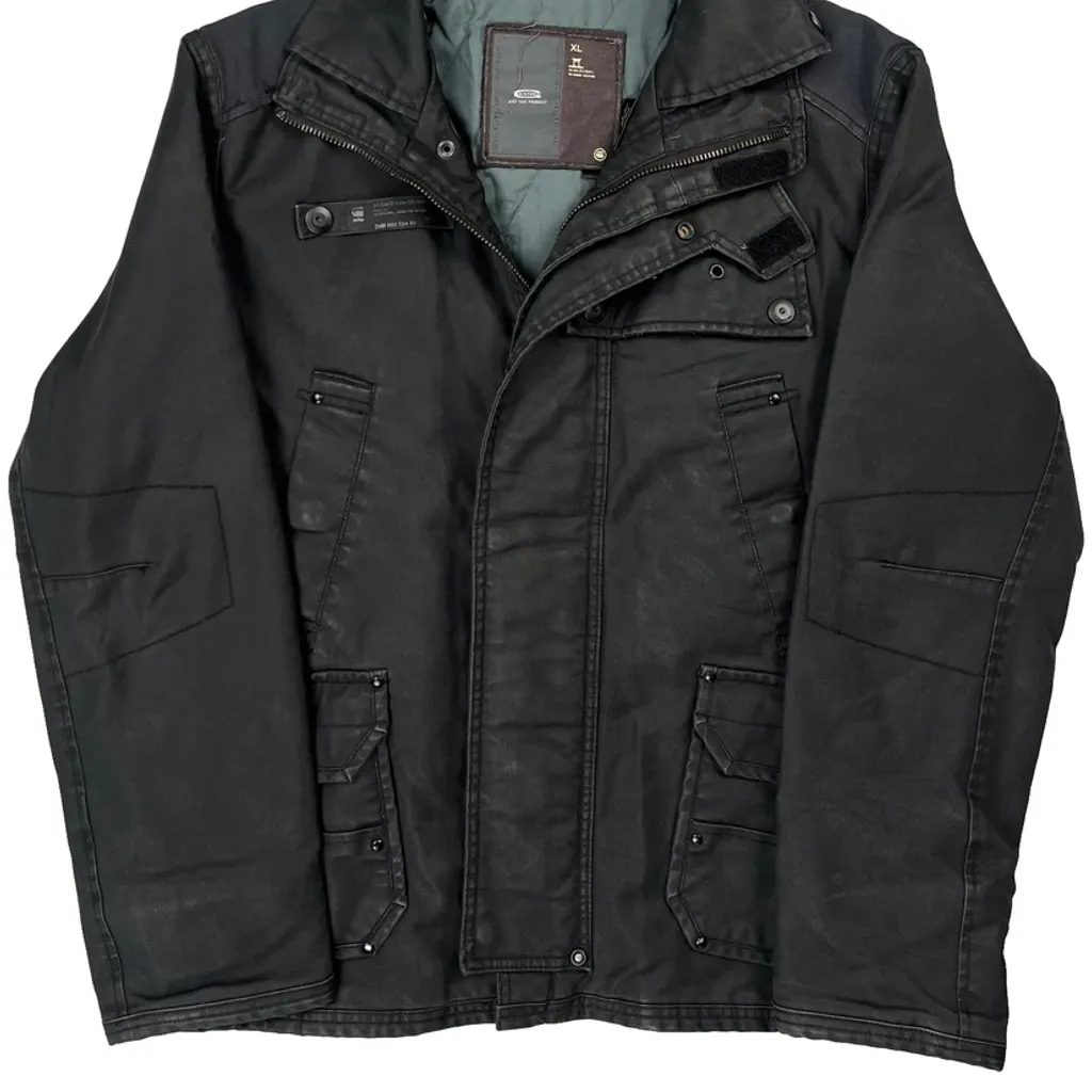 G-Star Jacket - XL Black Cotton - Image 4