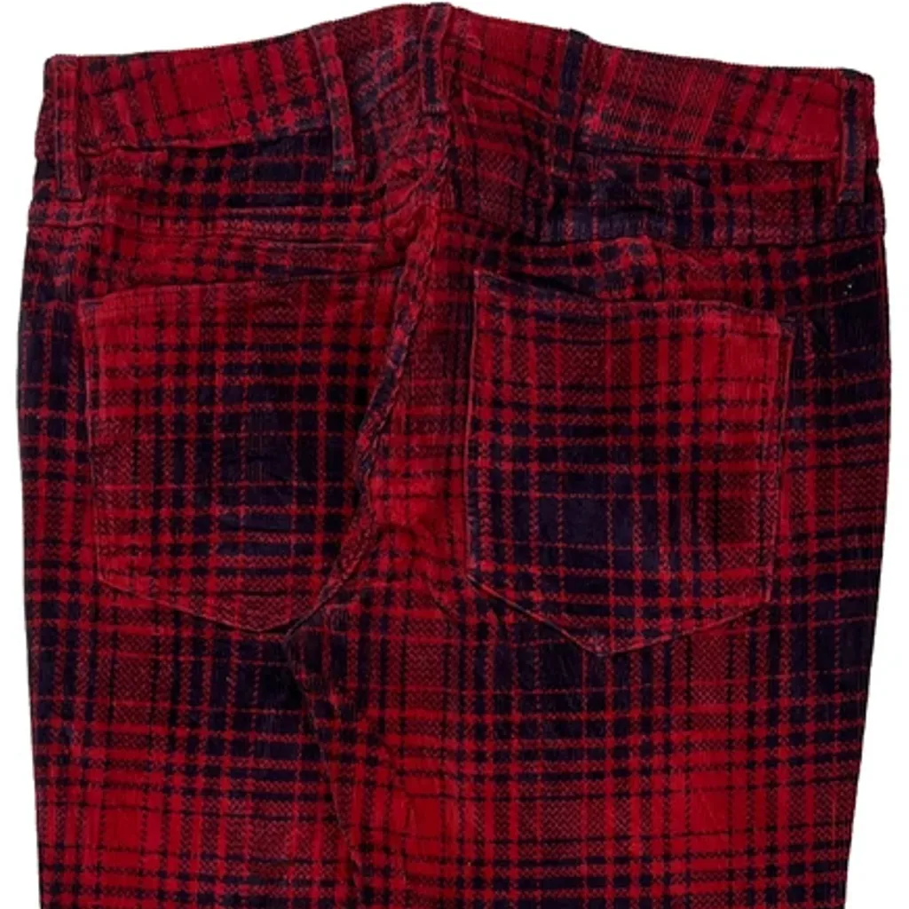 G-Star Checked Jeans - 31W US 8 Red Cotton - Image 7