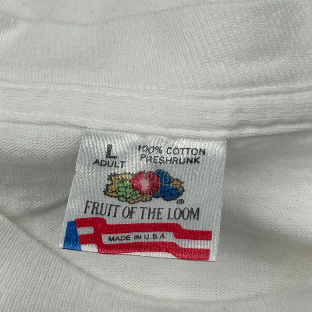 Gahanna Polo Discovery Classic 1995 Fruit Of The Loom Graphic T-Shirt - Large White Cotton - Image 3