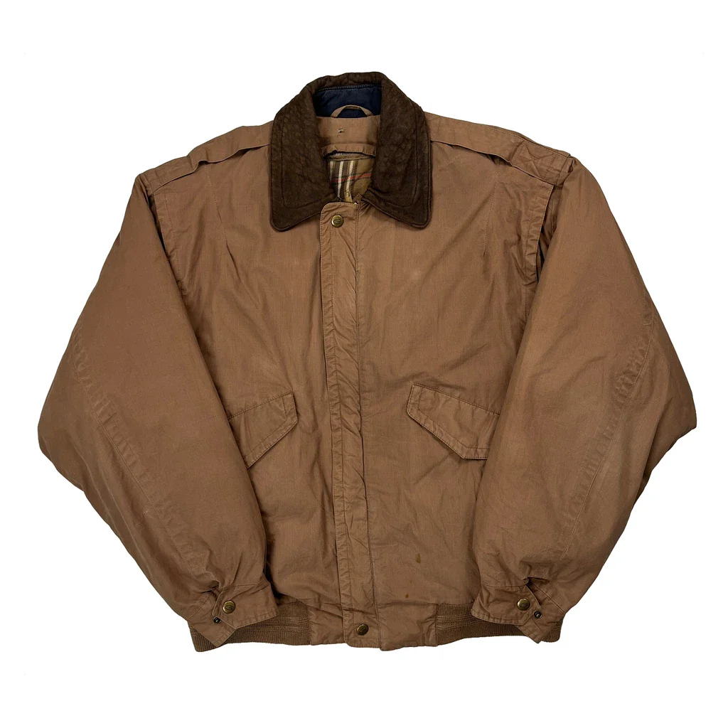 Gant Bomber Jacket - Medium Brown Cotton