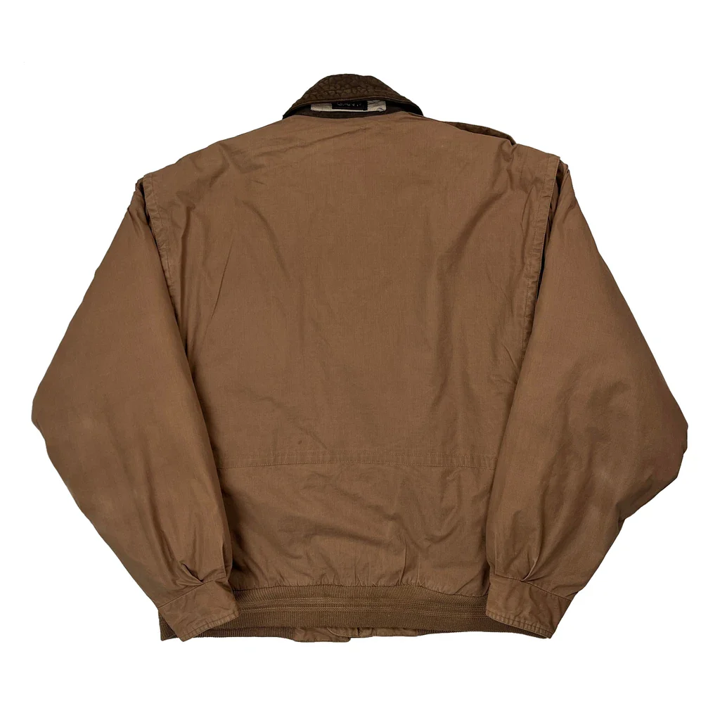 Gant Bomber Jacket - Medium Brown Cotton - Image 2