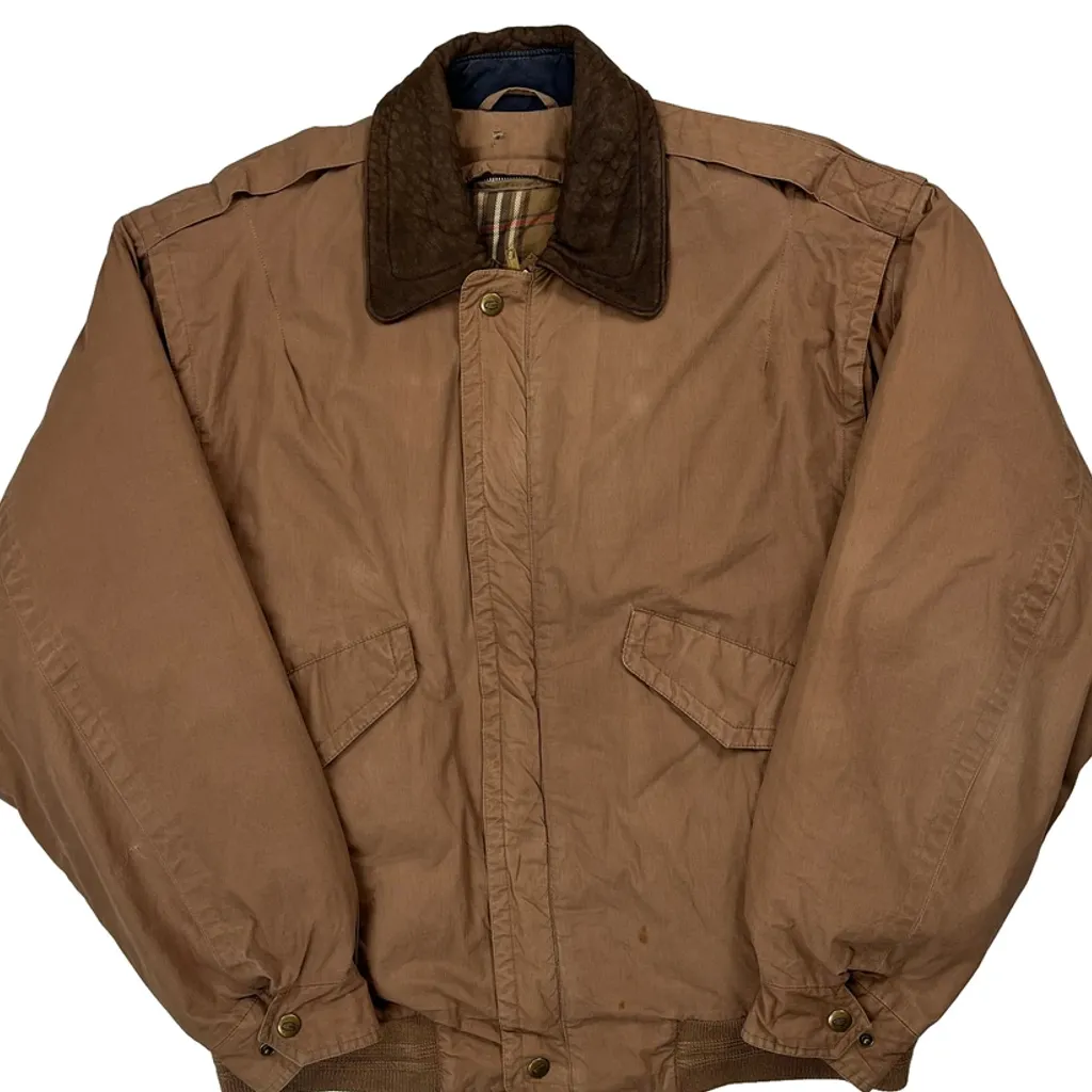 Gant Bomber Jacket - Medium Brown Cotton - Image 4