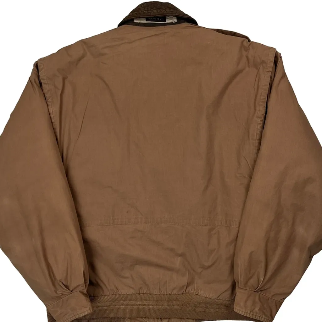 Gant Bomber Jacket - Medium Brown Cotton - Image 6