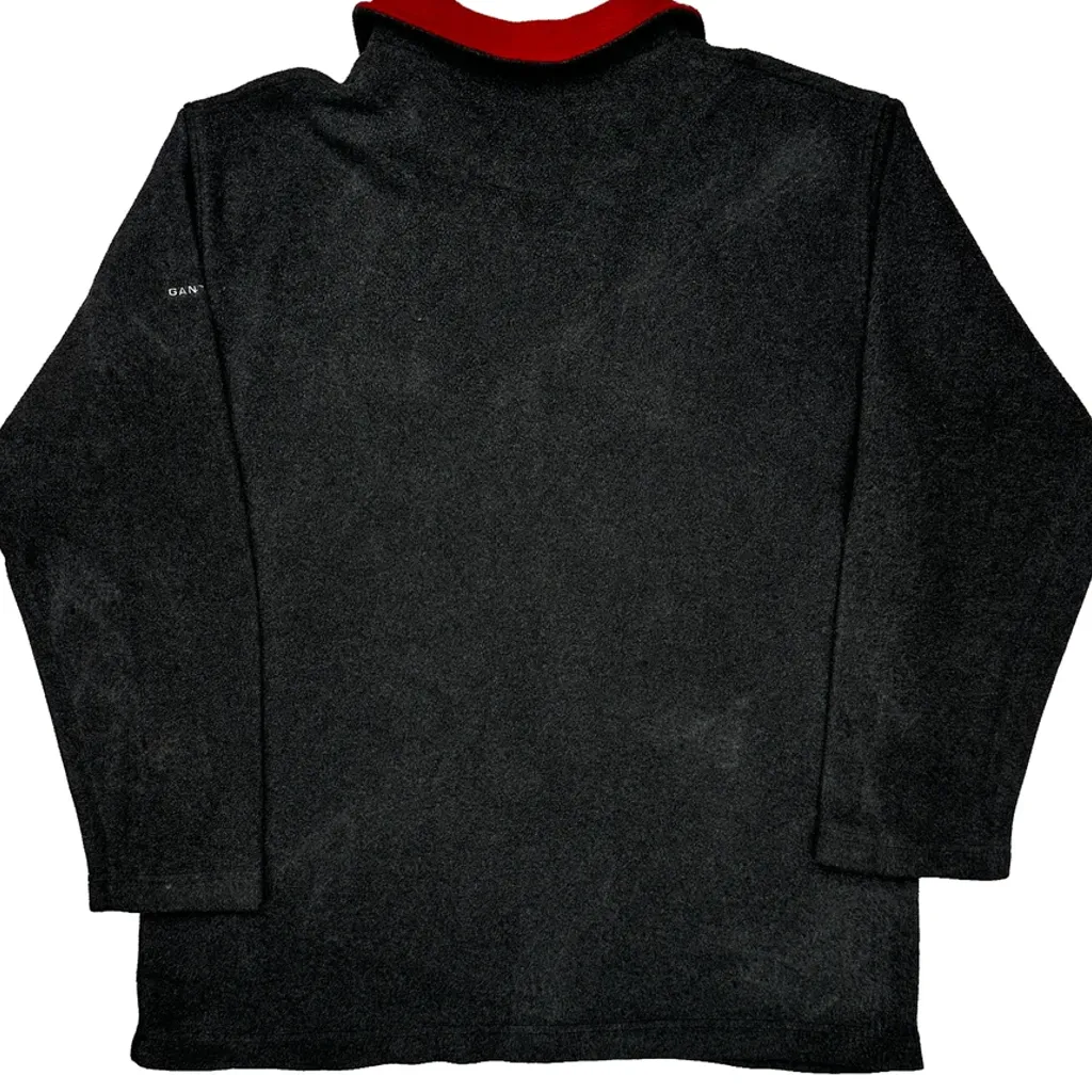 Gant Collared Long Sleeve T-Shirt - XL Grey Polyester - Image 7