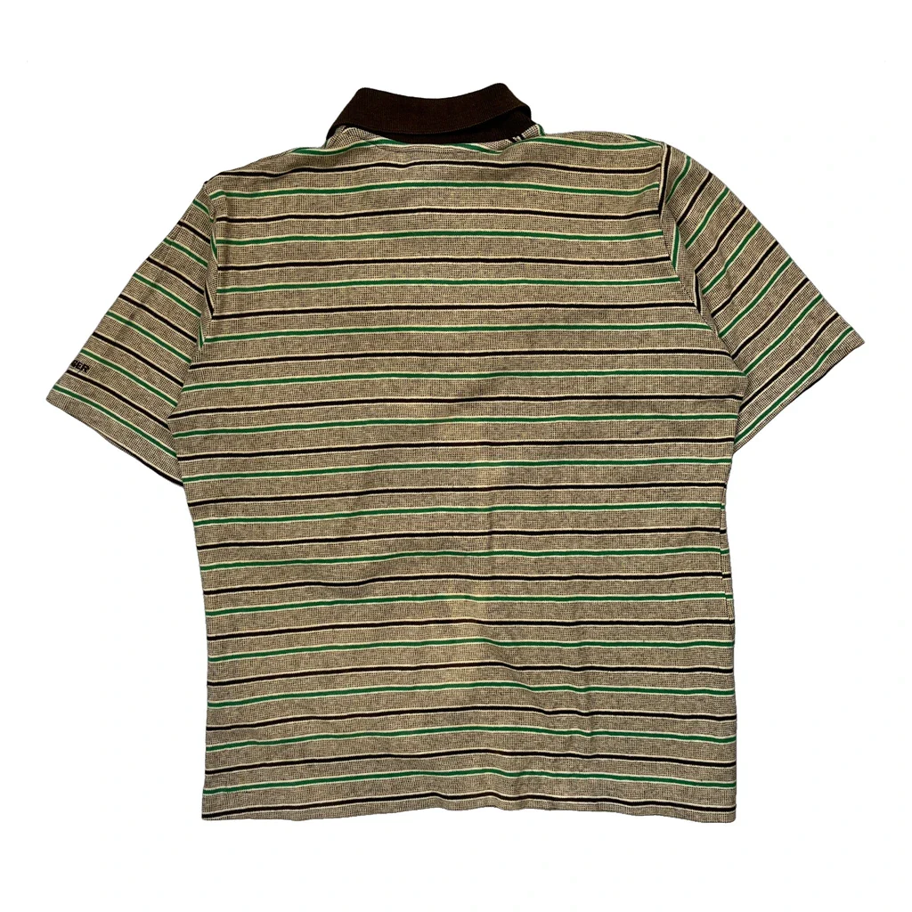 Gant Striped Polo Shirt - Large Brown Cotton - Image 2