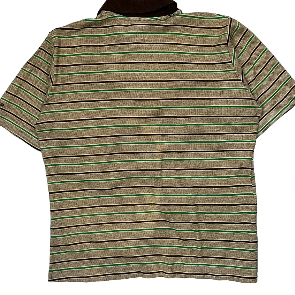 Gant Striped Polo Shirt - Large Brown Cotton - Image 6