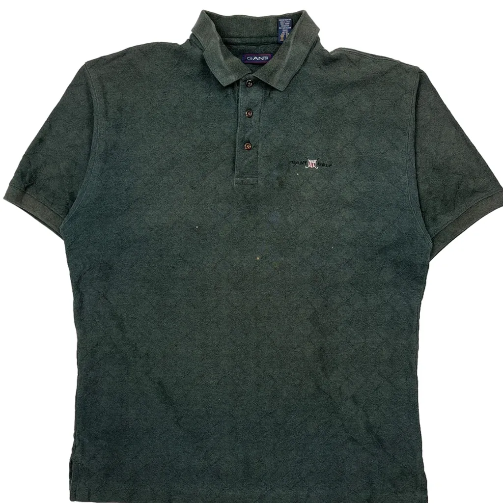 Gant Polo Shirt - Large Green Cotton - Image 5
