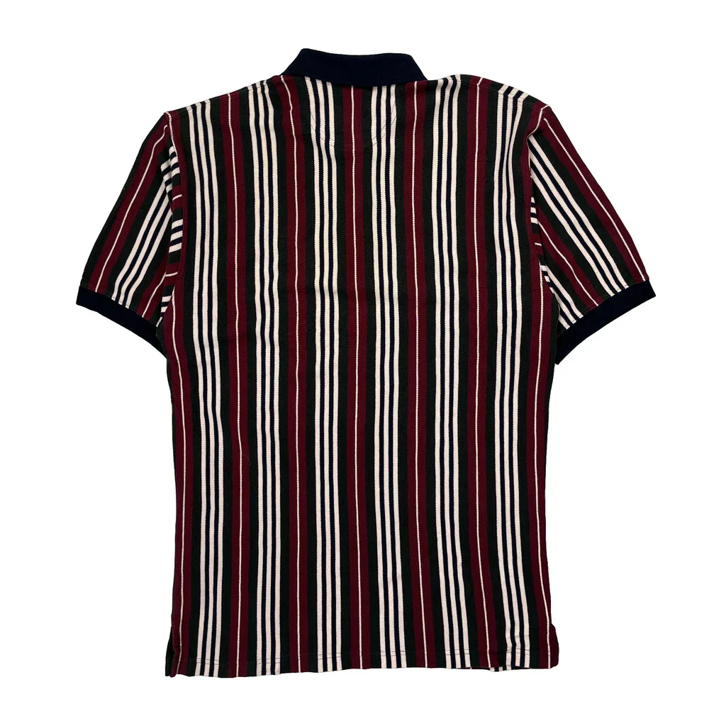 Gant Striped Polo Shirt - Medium Multicoloured Cotton - Image 2