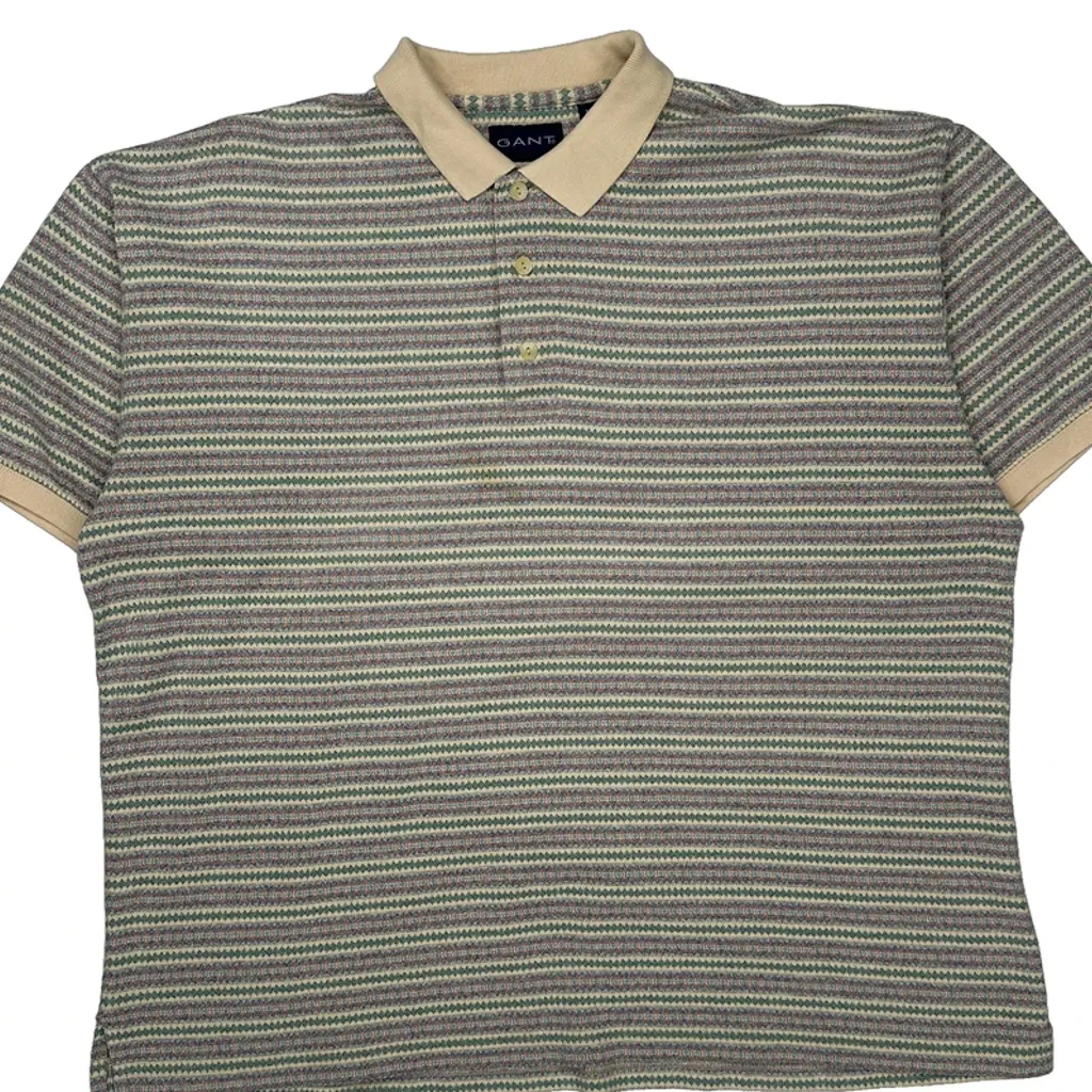 Gant Striped Polo Shirt - XL Multicoloured Cotton - Image 4
