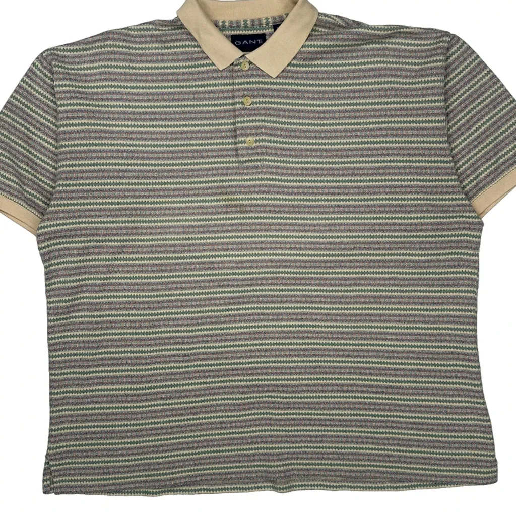 Gant Striped Polo Shirt - XL Multicoloured Cotton - Image 5