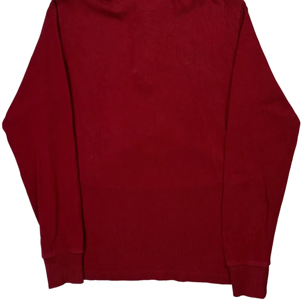 Gant Knitted Polo Shirt - Medium Red Cotton - Image 6