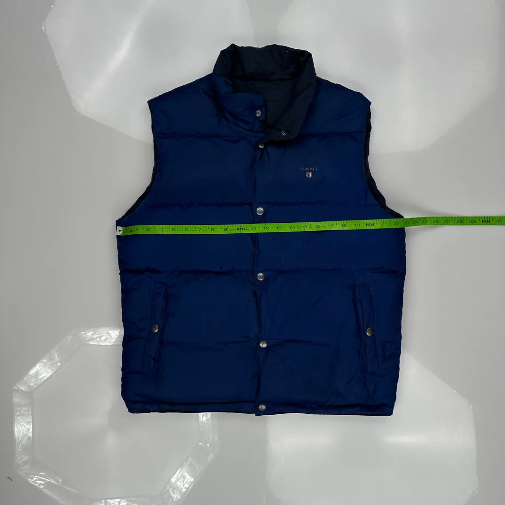 Gant Gilet Puffer - Large Blue Polyester - Image 3