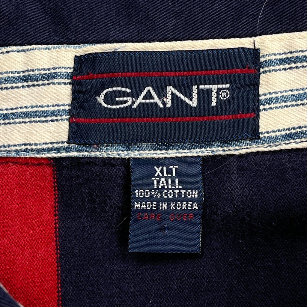 Gant Striped Rugby Shirt - XL Multicoloured Cotton - Image 3